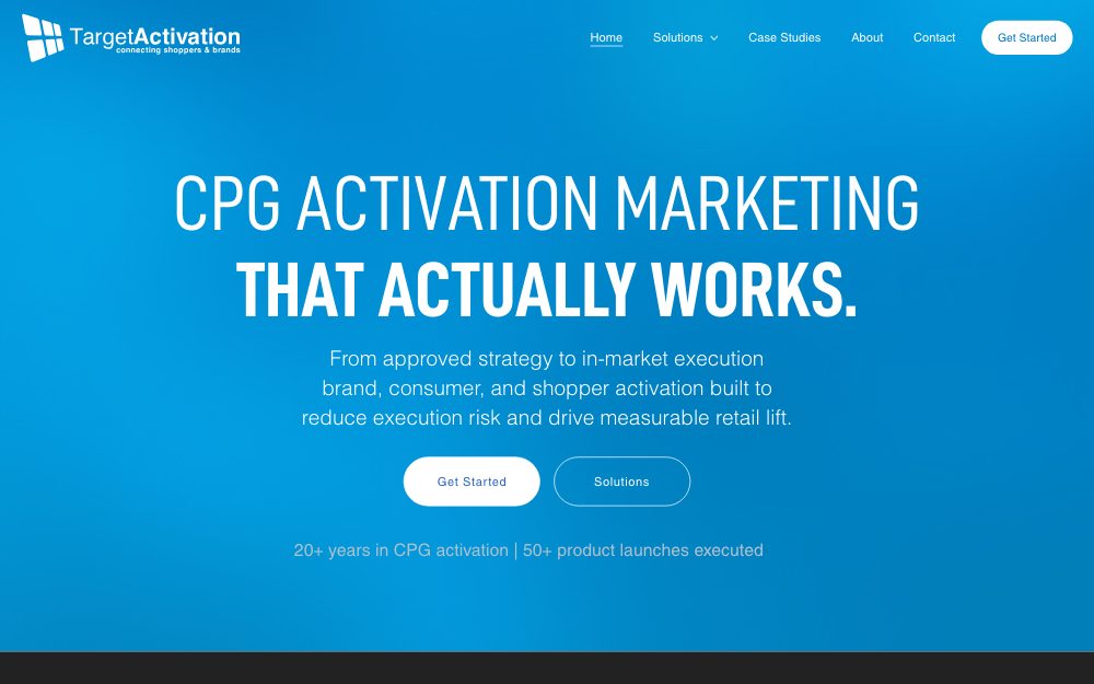 Target Activation homepage